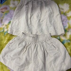 SHEKOU Elegant Cream Summer Set